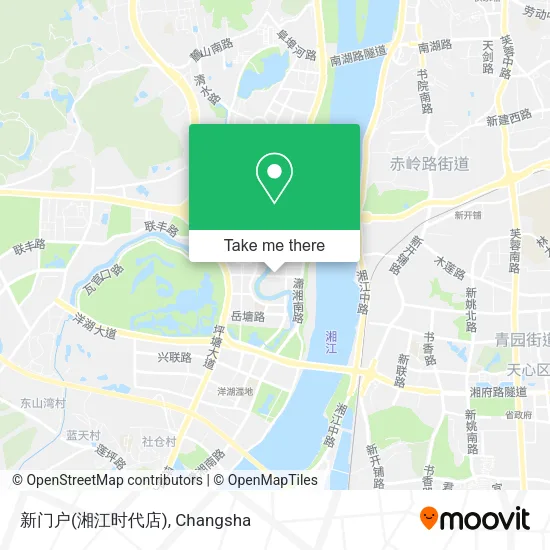 新门户(湘江时代店) map
