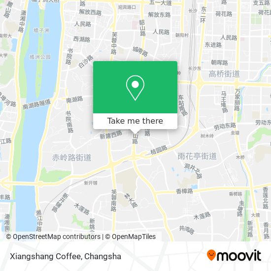 Xiangshang Coffee map