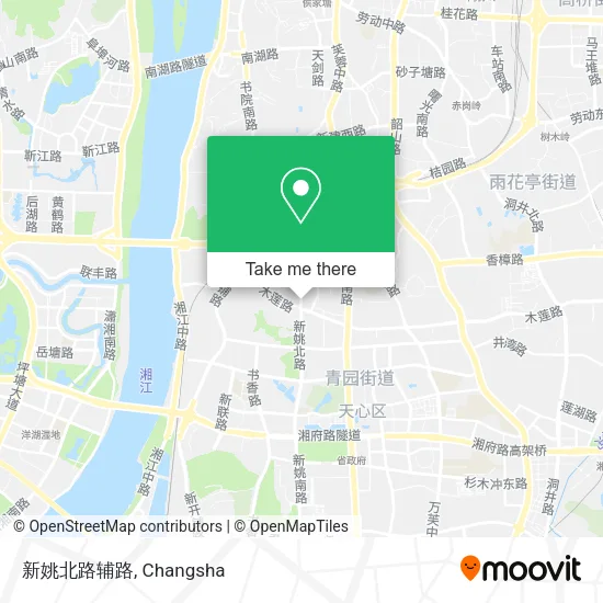 新姚北路辅路 map