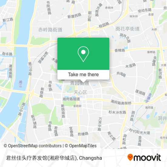 君丝佳头疗养发馆(湘府华城店) map