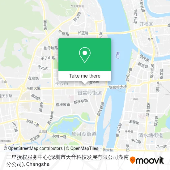 三星授权服务中心(深圳市天音科技发展有限公司湖南分公司) map