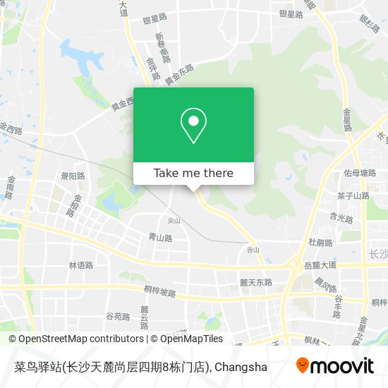 菜鸟驿站(长沙天麓尚层四期8栋门店) map