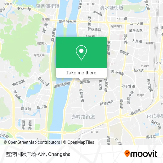 蓝湾国际广场-A座 map