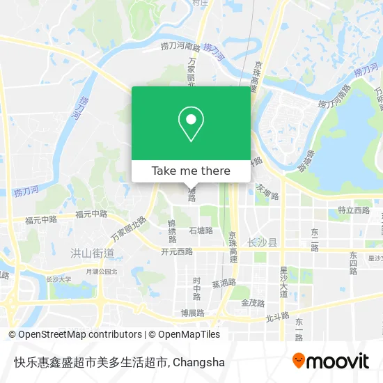快乐惠鑫盛超市美多生活超市 map