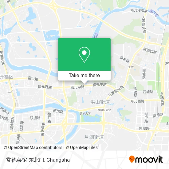 常德菜馆-东北门 map