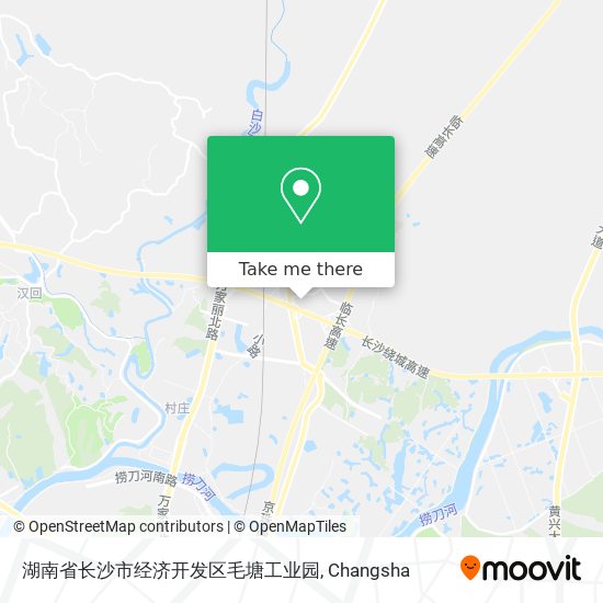 湖南省长沙市经济开发区毛塘工业园 map