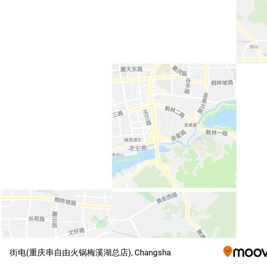 街电(重庆串自由火锅梅溪湖总店) map