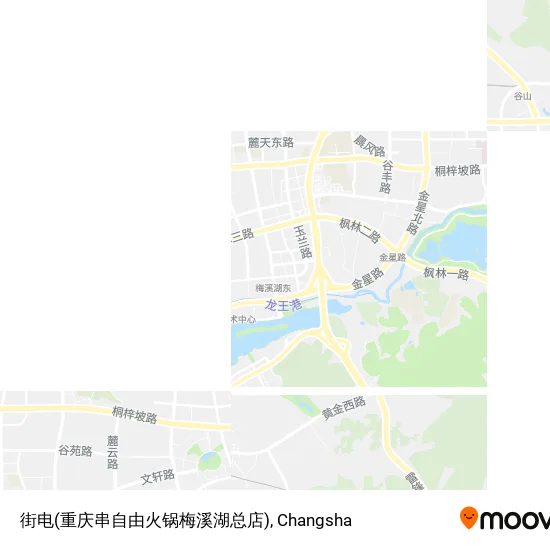 街电(重庆串自由火锅梅溪湖总店) map