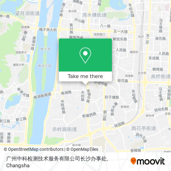 广州中科检测技术服务有限公司长沙办事处 map