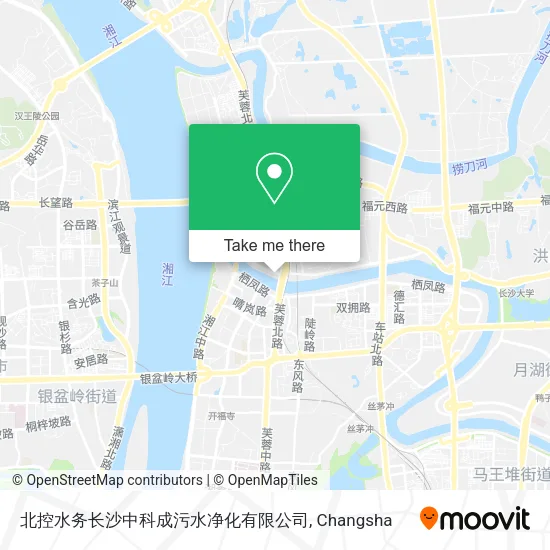 北控水务长沙中科成污水净化有限公司 map