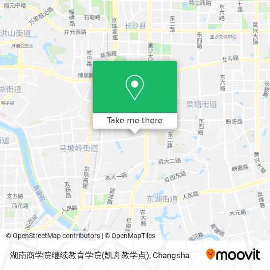 湖南商学院继续教育学院(凯舟教学点) map