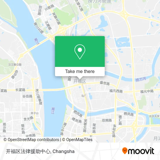 开福区法律援助中心 map