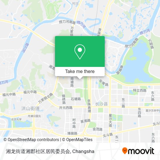 湘龙街道湘郡社区居民委员会 map