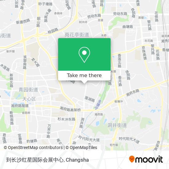 到长沙红星国际会展中心 map