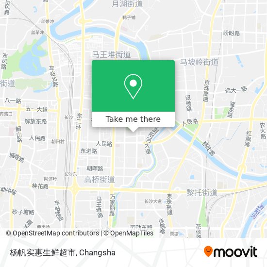 杨帆实惠生鲜超市 map