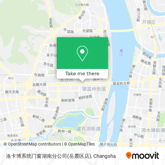洛卡博系统门窗湖南分公司(岳麓区店) map