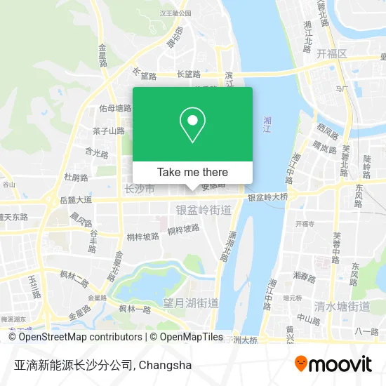亚滴新能源长沙分公司 map