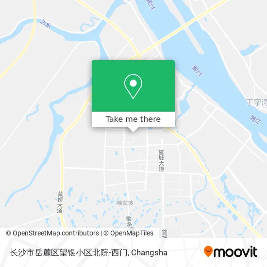 长沙市岳麓区望银小区北院-西门 map