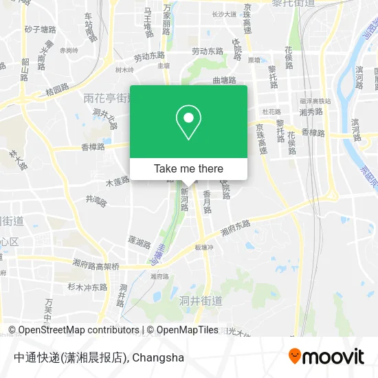 中通快递(潇湘晨报店) map