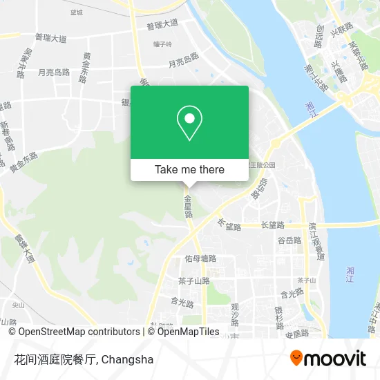 花间酒庭院餐厅 map