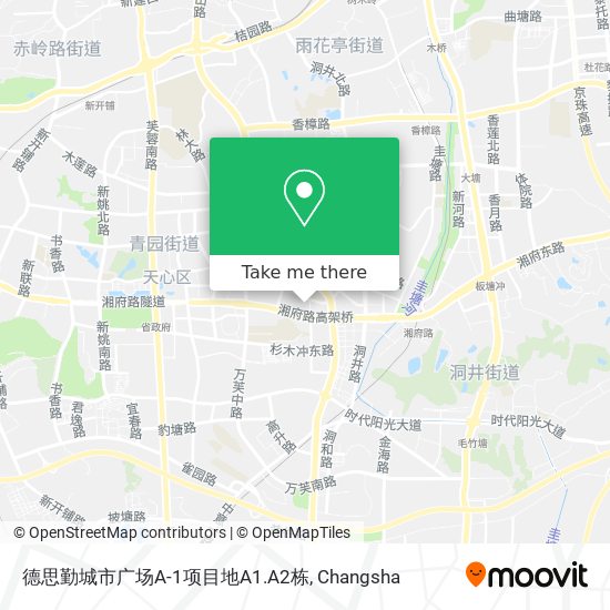 德思勤城市广场A-1项目地A1.A2栋 map