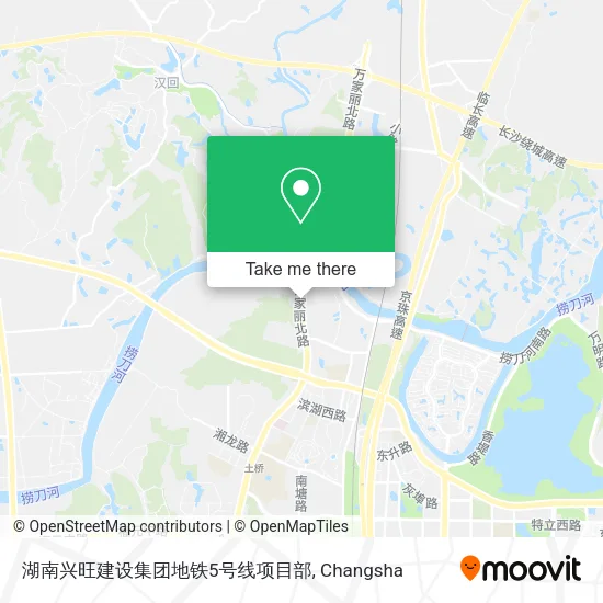 湖南兴旺建设集团地铁5号线项目部 map