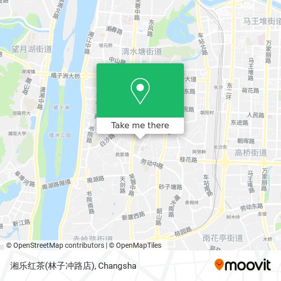 湘乐红茶(林子冲路店) map