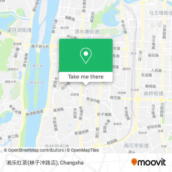 湘乐红茶(林子冲路店) map