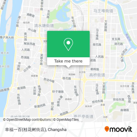 幸福一百(桂花树街店) map