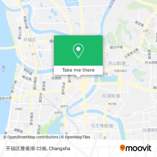 开福区雅雀湖-22栋 map