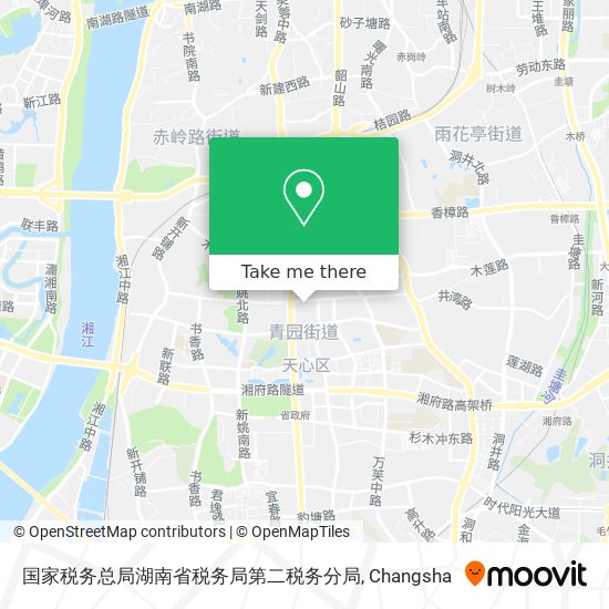 国家税务总局湖南省税务局第二税务分局 map