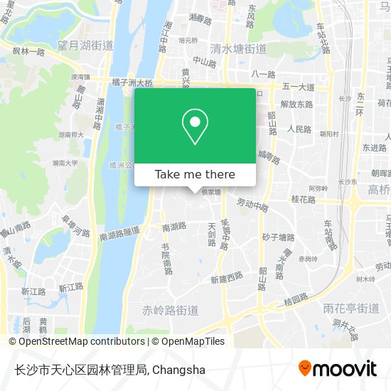 长沙市天心区园林管理局 map