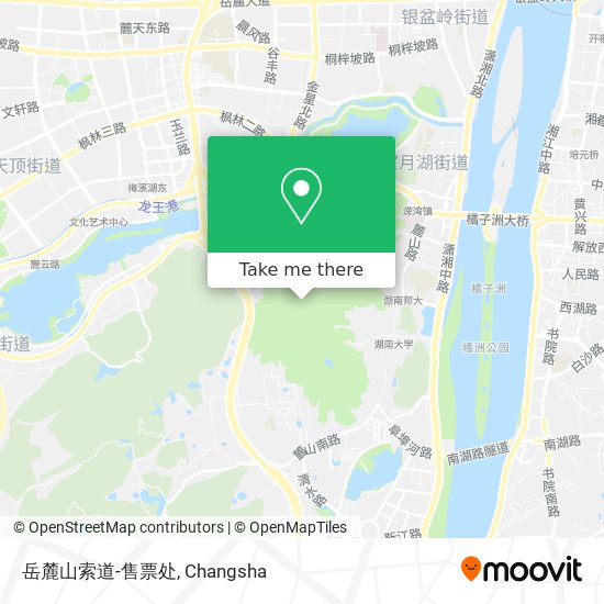 岳麓山索道-售票处 map