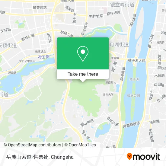 岳麓山索道-售票处 map