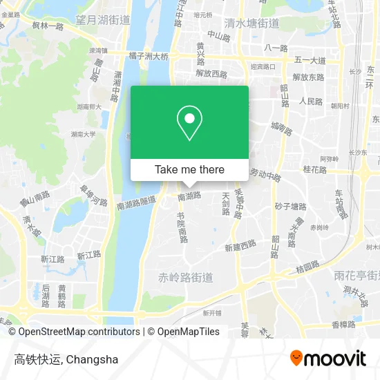 高铁快运 map
