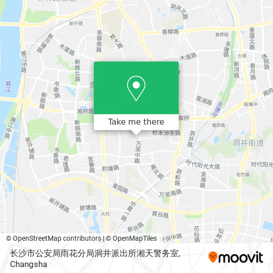 长沙市公安局雨花分局洞井派出所湘天警务室 map
