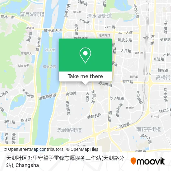 天剑社区邻里守望学雷锋志愿服务工作站(天剑路分站) map