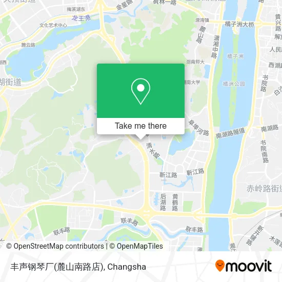 丰声钢琴厂(麓山南路店) map