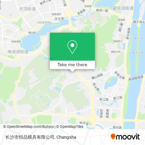 长沙市恒品模具有限公司 map