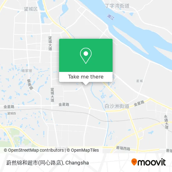 蔚然锦和超市(同心路店) map