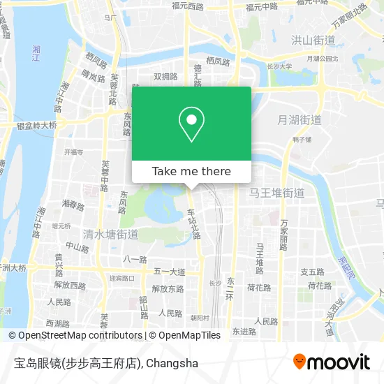 宝岛眼镜(步步高王府店) map