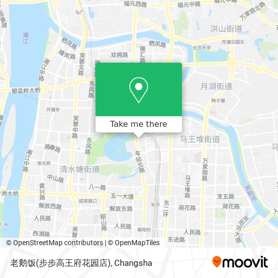 老鹅饭(步步高王府花园店) map