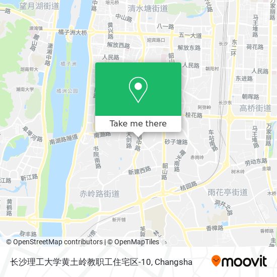 长沙理工大学黄土岭教职工住宅区-10 map