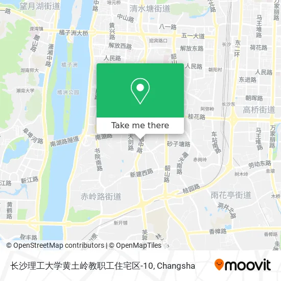 长沙理工大学黄土岭教职工住宅区-10 map