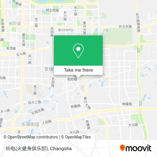 街电(火健身俱乐部) map