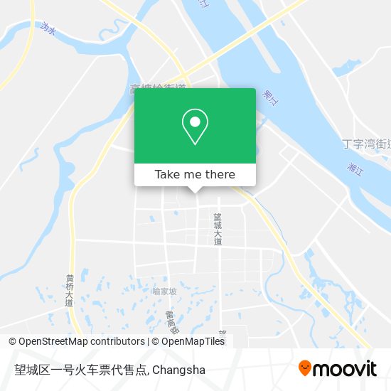 望城区一号火车票代售点 map