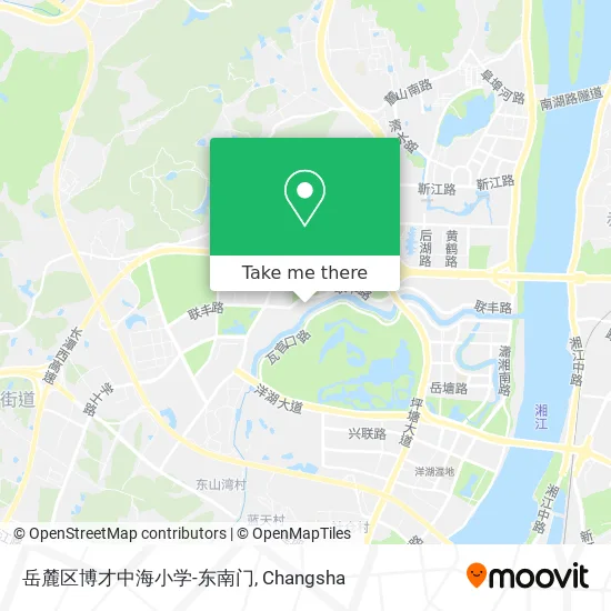 岳麓区博才中海小学-东南门 map