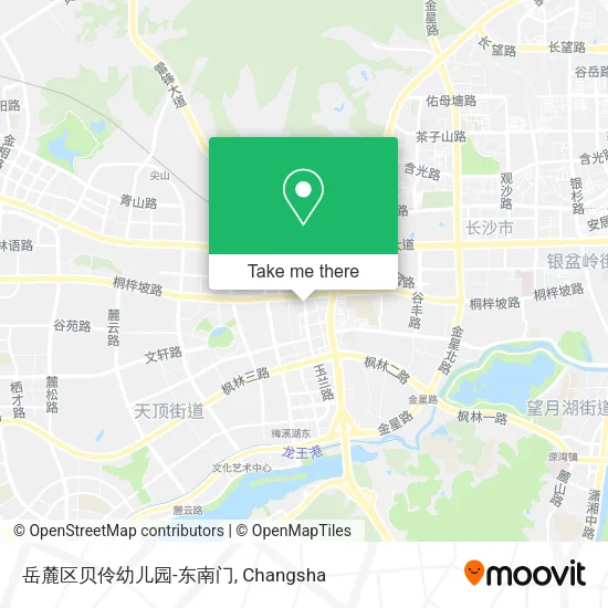 岳麓区贝伶幼儿园-东南门 map
