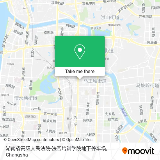 湖南省高级人民法院-法官培训学院地下停车场 map