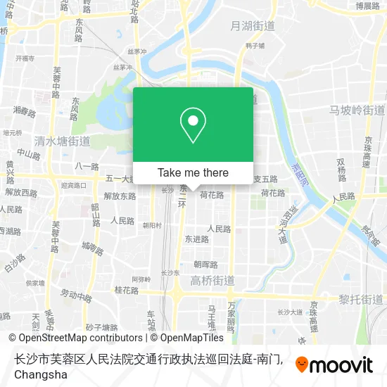长沙市芙蓉区人民法院交通行政执法巡回法庭-南门 map